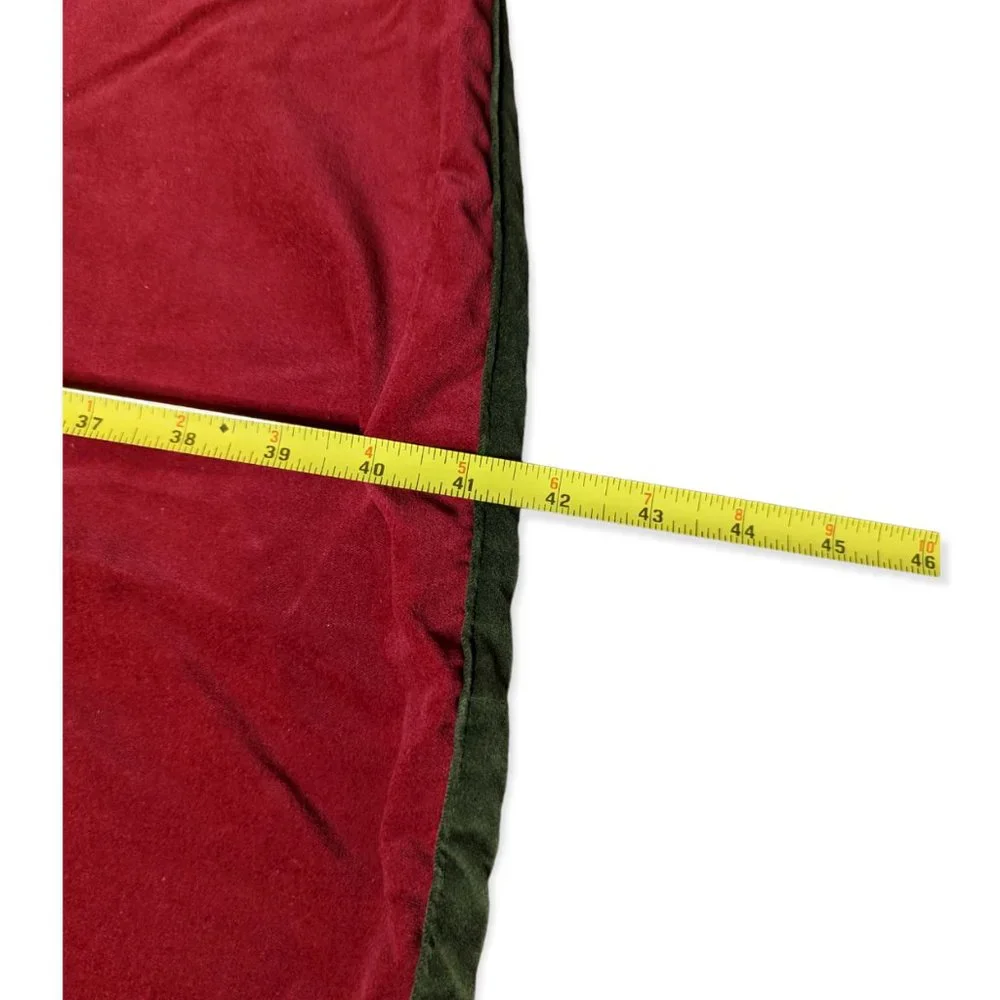 Red & Green Christmas Tree Skirt